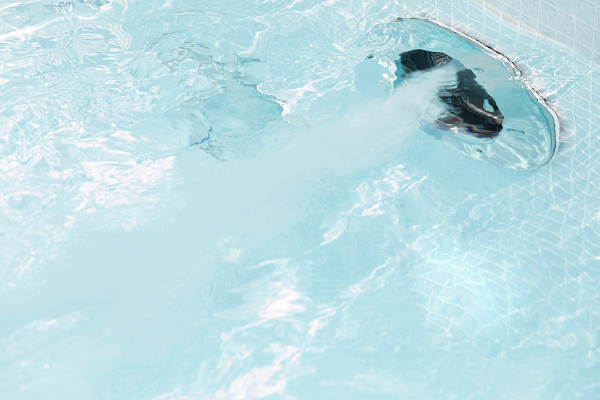Jet Swim Motion i en pool