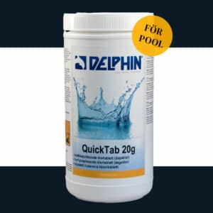 Quicktabs 20g 1kg snabblösande klortabletter från delphin