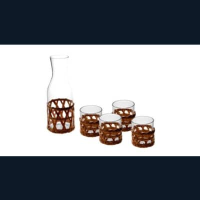 Karaffsett, Karaff, Glas, Rotting